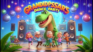 Grandpa’s Dinosaur Dance Party 2  Roaring Fun Adventure for Kids Nursery Rhyme and Childrens Song [upl. by Alec]