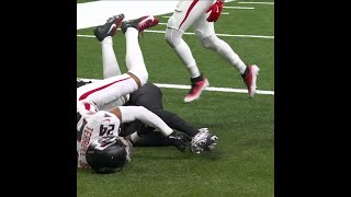 Marquez ValdesScantling with a 40yard touchdown catch from Derek Carr vs Atlanta Falcons [upl. by Ogata61]