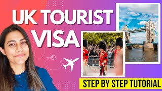 How to apply  UK Visitor Visa Online 2023  UK Tourist Visa Step by Step Tutorial [upl. by Maltzman911]