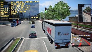 Euro Truck Simulator 2 on GeForce 9500 GT 512 MB  720p Test [upl. by Uttasta]