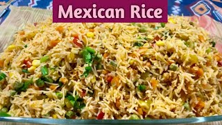 Mexican Rice Recipe by Treats Fusion [upl. by Onailerua250]