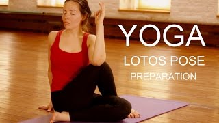 Preparation For Lotus Pose Padmasana  40 Minute Yoga Practice [upl. by Simsar]