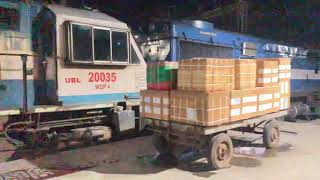 Massive offlink GOOTY WDM3A hauled 56502UBLBZA Passenger departing from GUNTUR Jn [upl. by Lleuqar]