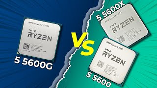 ¿Por qué elegir el Procesador AMD Ryzen 5 5600G vs 5600X vs 5600 en Julio 2023 [upl. by Mccarthy]