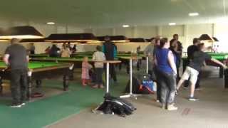 Green Baize Snooker Darts And table tennis room at Skegness Butlins May 2015 [upl. by Analim151]