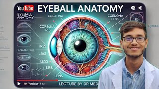 Eyeball Anatomy  Brain Eyeball Card  Anatomy bangla lectures [upl. by Manson]