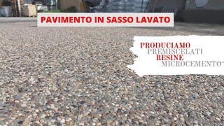 Pavimento in Sasso Lavato Prodotti per Pavimenti [upl. by Hendrix]