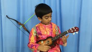 Ramachandraya Janaka Ukulele amp Piano by Aarush [upl. by Loughlin]