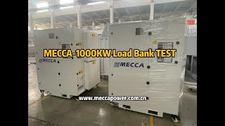 MECCA POWER 1000KW Resistive Load Bank TEST [upl. by Latton]