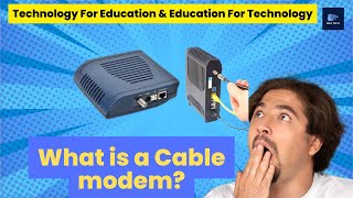 EP 94  Computer Hardware  What is a Cable modem What Purpose Does a Cable Modem Serve [upl. by Ahsoyem]