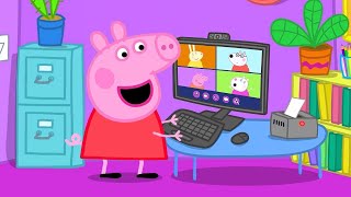 Video Call Chaos 📹  Peppa Pig Tales Full Episodes [upl. by Kroy]