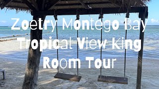 Tropical King room tour at Zoetry Montego Bay [upl. by Ailecec]