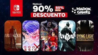 90 OFF en GRANDES juegos para tu Nintendo Switch [upl. by Porche]