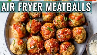 How to Make EASY Air Fryer Meatballs [upl. by Hoeve773]