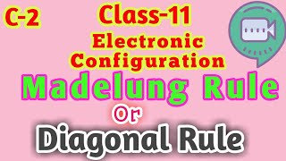 L12 Madelung Rule for Electronic Configuration  Hemant sir [upl. by Norha]