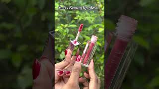 Beautiful light pink lip gloss lipgloss swissbeauty makeup ugc ugccontent indianmakeup [upl. by Partan]