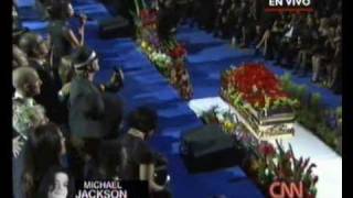 Funeral de Michael Jackson 070709 We are the world Heal The world [upl. by Itin]