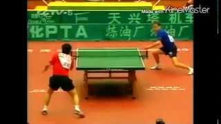 Table Tennis Waldner vs Liu Guoliang 19962000 [upl. by Airetnahs]