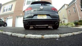 Eurojet MK6 GTI 20 TSI Modular Vband 3quot Stainless Steel CatBack Exhaust [upl. by Oniluap]