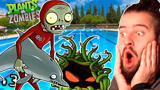 Los Zombies SE CUELAN en mi PISCINA  PLANTS VS ZOMBIES 3 [upl. by Renado88]