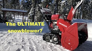 The ULTIMATE snowblower Honda HSS1332ATD snowblower review Good and bad [upl. by Fabrin439]