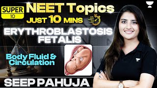 Erythroblastosis Fetalis  Body Fluids amp Circulation  NEET Biology  Seep Pahuja [upl. by Alvina]