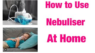 How to use Nebuliser at homeపిల్లలకు నెబ్యులైజర్ వాడొచ్చాallergycold in kidsair pollution [upl. by Yanehc]