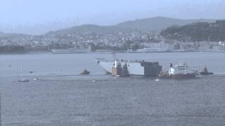 NAVANTIA Timelapse embarque ALHD Adelaide Ría de Vigo 10dic2013 [upl. by Ttemme]