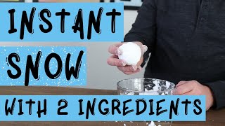 How to Make Instant Snow [upl. by Naujal]