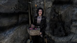 Skyrim special edition  Serana gets annoyed😆 funny [upl. by Alarice]