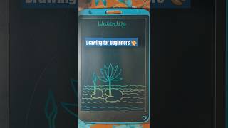 How to draw a waterlily  shortdrawing waterlily drawing shortsfeed artgitakumari easydrawing [upl. by Ellennad]