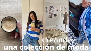 Creando una colección de moda VLOG I Etiquetas encuadernación japonesa información patrones… [upl. by Nylla]