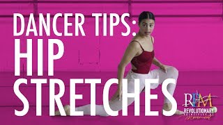 Dancer Tips Hip Stretches [upl. by Siekram202]