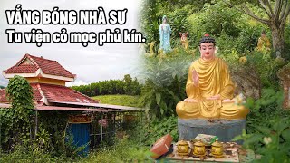 Phát hiện Tu Viện vắng bóng Nhà Sư cỏ dại mọc phủ kín bao trùm tượng Phật [upl. by Emiaj]