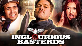 INGLOURIOUS BASTERDS 2009 MOVIE REACTION  A MASTER OF SUSPENSE  FIRST TIME WATCHING  REVIEW [upl. by Matty555]