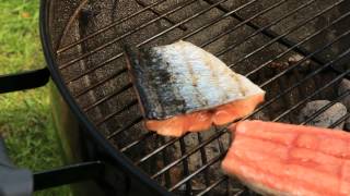 Zalm grillen op de barbecue  Allerhande [upl. by Elleined]