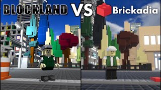 Blockland VS Brickadia PreAlpha 035  Brick Perfomance and Graphics Comparison [upl. by Dom755]