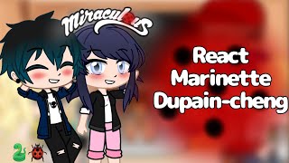 Mlb react to marinetteGacha ClubMlbLukanette🐍x🐞 [upl. by Yonina]