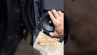 Fabricating custom door panels and installing speakers in a mini Kei truck keitruck soundsystem [upl. by Cleon737]