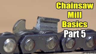 Chainsaw Milling Basics – Part 5 –Ripping Chain VS Crosscut Chain [upl. by Ahsekam907]