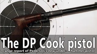 Shooting the Pedersoli Cook underhammer 36 cal percussion pistol [upl. by Yoc]