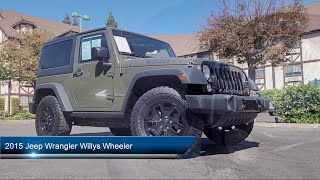 2015 Jeep Wrangler Willys Wheeler Sport Utility Fresno Clovis Visalia Hanford Tulare [upl. by Odrick213]