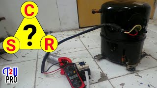 How to trace AC compressor running starting and common point  AC Compressor wiring connection setup [upl. by Dion]