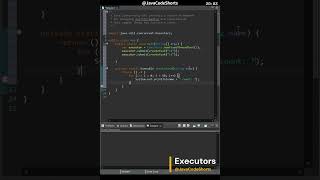 0052 Java Concurrency Executors java programming coding concurrency shorts [upl. by Hally]