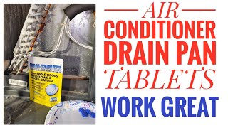 How To Clean Air Conditioner Drain Pain with AC Safe Tablets [upl. by Leirej]