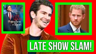 Andrew Garfield Destroys Harry on The Late Show Over His Demand to Be Called Prince [upl. by Yanat]