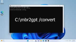 Convert MBR to GPT without loss DATA  Windows 1110 [upl. by Humph]