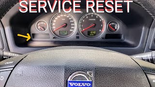 How to reset service VOLVO 20012009 [upl. by Enitsirt]