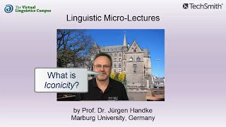 SEM016  Linguistic MicroLectures Iconicity [upl. by Tutto]