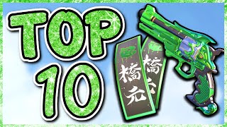 TOP 10 BEST JADE WEAPONS IN OVERWATCH 2 [upl. by Sirrep]